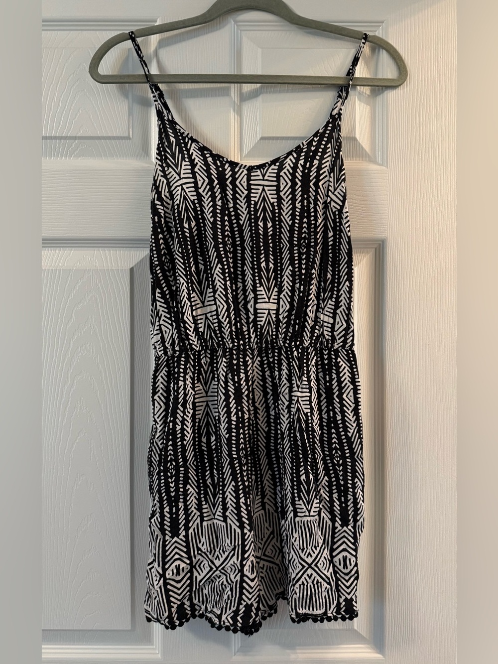Mossimo Supply Co. Black and White Romper